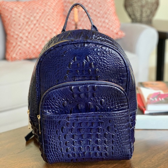 blue brahmin backpack